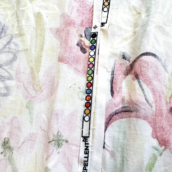 Vintage Bloomcraft Custom Made Watercolor Floral Curtains Double Wide 78"x56"(2) - Picture 7 of 7